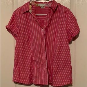 🐳 Pink/blue striped top